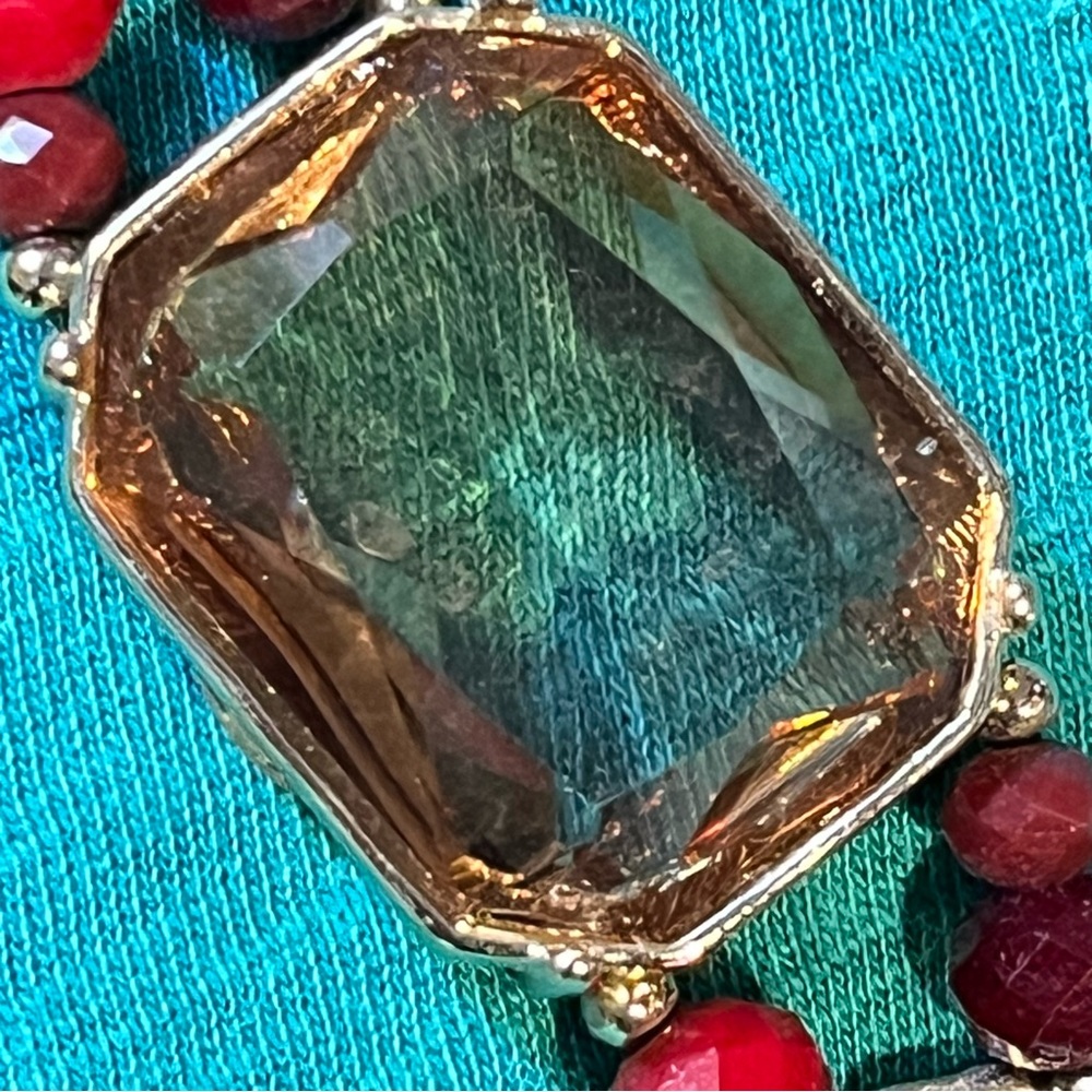 Chico’s Statement Necklace With Dangles - image 5